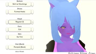 HotGlue [PornPlay Hentai Game] Ep.4 lesbian catgirl scissoring