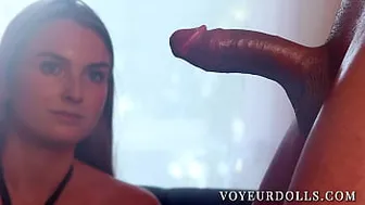 CFNM Teen Artist Hannah Draws A Cock (Cumshot)