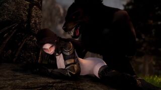 Serana Meets A Werewolf Modded Skyrim