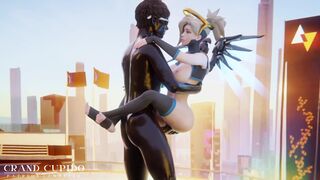 [Blacked] Mercy Fuck on the Roof [Grand Cupido]( Overwatch )