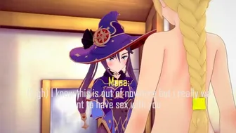 MONA Fucks With Traveler In His Home! (Serenitea Pot)