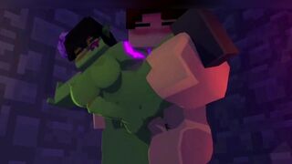 Steve SEX Gameplay TRY NOT TO CUM Minecraft MILF Fucked Reaction