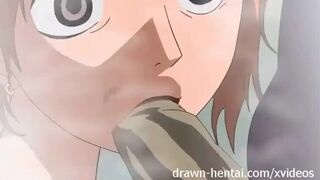 One Piece Hentai - Nami extended bath scene