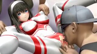 Girl in latex is sex casting 【Hentai 3D】