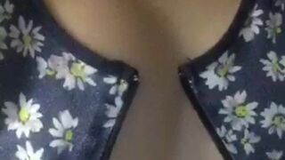Periscope Girl shows off her beautiful breasts