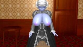 I fucked a ghost with huge boobs 【Hentai 3D】
