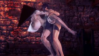 Pyramid Head Gender Bender Bondage Fucking | Silent Hill Hentai Parody
