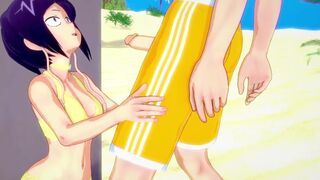 Kyoka Jiro and Izuku Midoriya have intense sex - My Hero Academia Hentai