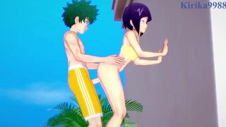 Kyoka Jiro and Izuku Midoriya have intense sex - My Hero Academia Hentai