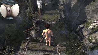 TOMB RAIDER NUDE EDITION COCK CAM GAMEPLAY #7