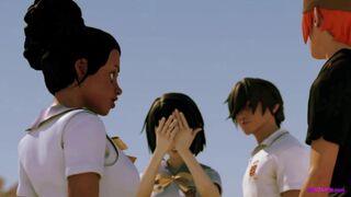 Schoolgirls Waiting for Cock - 3D Hentai