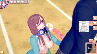 【エロゲーコイカツ！】五等分の花嫁 中野三玖3DCG巨乳アニメ動画[Hentai Game Koikatsu! 5 toubun no hanayome Miku Nakano]