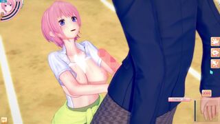 【エロゲーコイカツ！】五等分の花嫁 中野一花3DCG巨乳アニメ動画[Hentai Game Koikatsu! 5 toubun no hanayome Ichika Nakano]