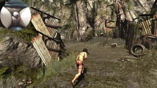 TOMB RAIDER NUDE EDITION COCK CAM GAMEPLAY #9