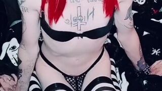 Goth trans girl solo Only Fans Preview