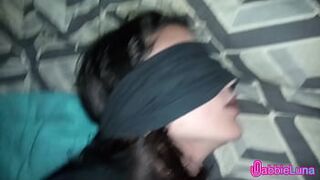 I was tied up and blindfolded, I managed to escape and it happened! Novinha Moaning Loudly Very Horny! FALL ON THE NET (Gabbie Luna and Rennan Luna)