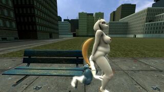 Kitty's bus stop CATastrophe (Warning Anal Vore)