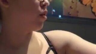 Russian slut show tits in Periscope