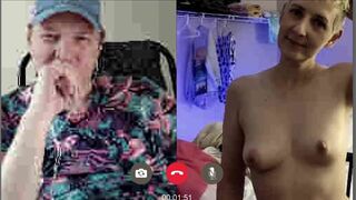 Boobs and Pussy on Skype!
