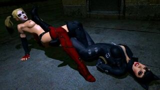 Harley Quinn Sex Compilation 【Hentai 3D】