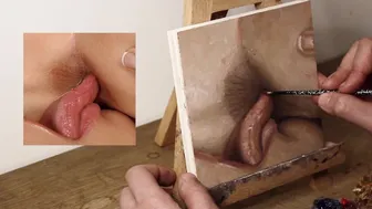 Freeuse Fantasy - JOI OF PAINTING EPISODE 40 - The Tongue