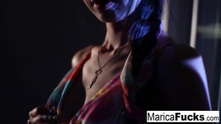 Japanese Pornstar Marica gets nude
