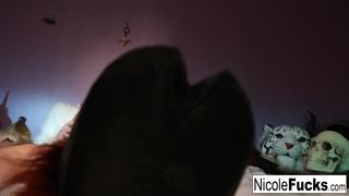 Hunter Nicole Aniston captures a Minotaur and Milks his balls dr