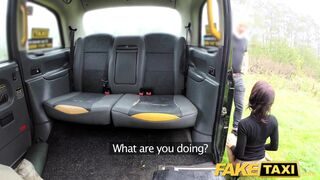 Lady tries Deepthroating Big Cock with Taxi Legend