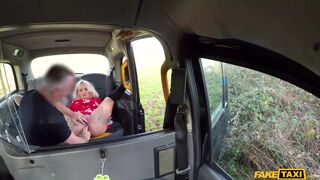 Festive Taxi Fuck With Busty Blonde