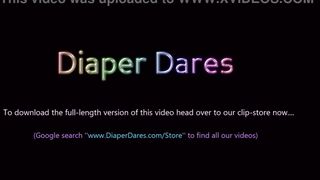 Charlotte Anderson takes on the 3-minute Diapered Bondage-Challenge! | (May 2022)