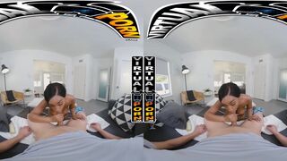 Petite Black Hottie Lily Starfire Getting Ready to Fuck In VR