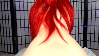 Pale Redhead Does Slow Anal In Pov ASMR She Does All The Work!