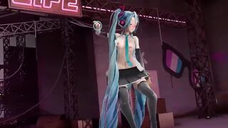 Hatsune Miku Fucked like a slut 【Hentai 3D】