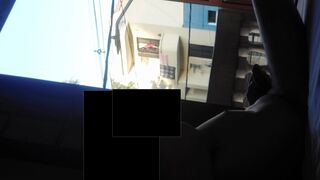Neighbor can't stop to watch me naked at window