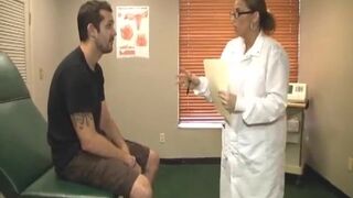 Busty doctor heals a huge prick