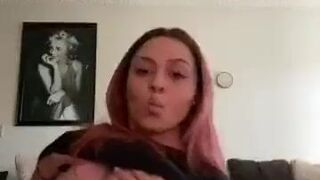 HOT REDHEAD IN A SEXY DANCE PERISCOPE