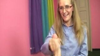 Over 40 Handjobs - Horny Blonde Milf Loves This Young Cock