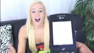Blonde Teen Babe Jerks Off A Dick