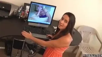 Club Tug - Teen Maid Jacks Off Her Boss