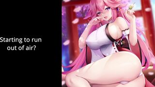 Anime JOI - Yae Miko Breathplay (Nipple Play, CBT)
