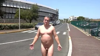 Completely NAKED In Public