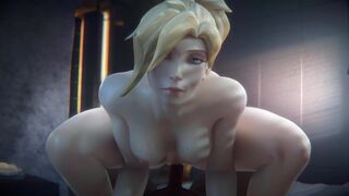 3D Compilation: Dva Mercy Widowmaker Dick Ride Uncensored Hentai Compilation Overwatch