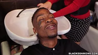 Work porn video – Blacks On Moms - Black Dick Fantasy At Work
