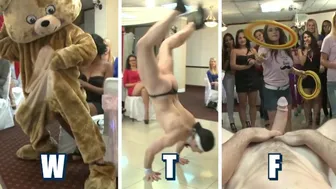 Dancing Bear - The Bridge To Be And Her Slutty Friends At CFNM Blowbang