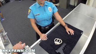Big Booty Latin Police Woman Desperate For Cash Money