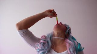 Scarlet Chase - Candy Land Pink Lemonade Enemas & Candy Anal Play Sex