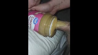 Peanut butter fun (fucking peanut butter and sucking my fiancées feet)