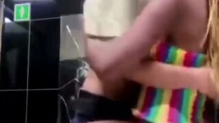 Instagram influncer fucked in Club Washroom While live on Instagram