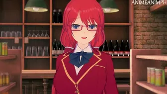 Fucking Sakura Airi From Classroom Of The Elite Until Creampie - Anime Hentai 3d