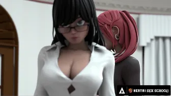 Hentai Sex School - HENTAI SEX UNIVERSITY - Perfect Tits Futanari Babe CREAMPIES Hentai MILF Principal!